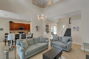 Living area - Beautiful 5 Bed Pool Home In Reunion-1223ms 5 Bedroom Home by RedAwning (Kissimmee)