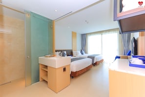 Premium bedding, minibar, in-room safe, desk