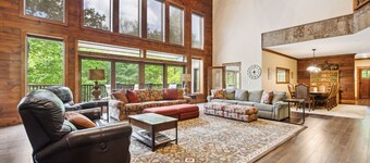 Luxury Lodge Sleeps 26 Comfortably at Sapphire Valley Resort