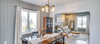 Steps to Lake Michigan: Manitowoc Home w/ Fire Pit