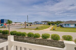 Balcony - Oak Island Vacation Rental ~ 1 Block to Beach! (Oak Island)
