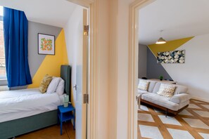 Departamento | 1 habitación, tabla de planchar con plancha, wifi gratis y ropa de cama 
