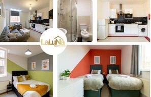 Appartement | 2 chambres, fer et planche à repasser, Wi-Fi gratuit, draps fournis