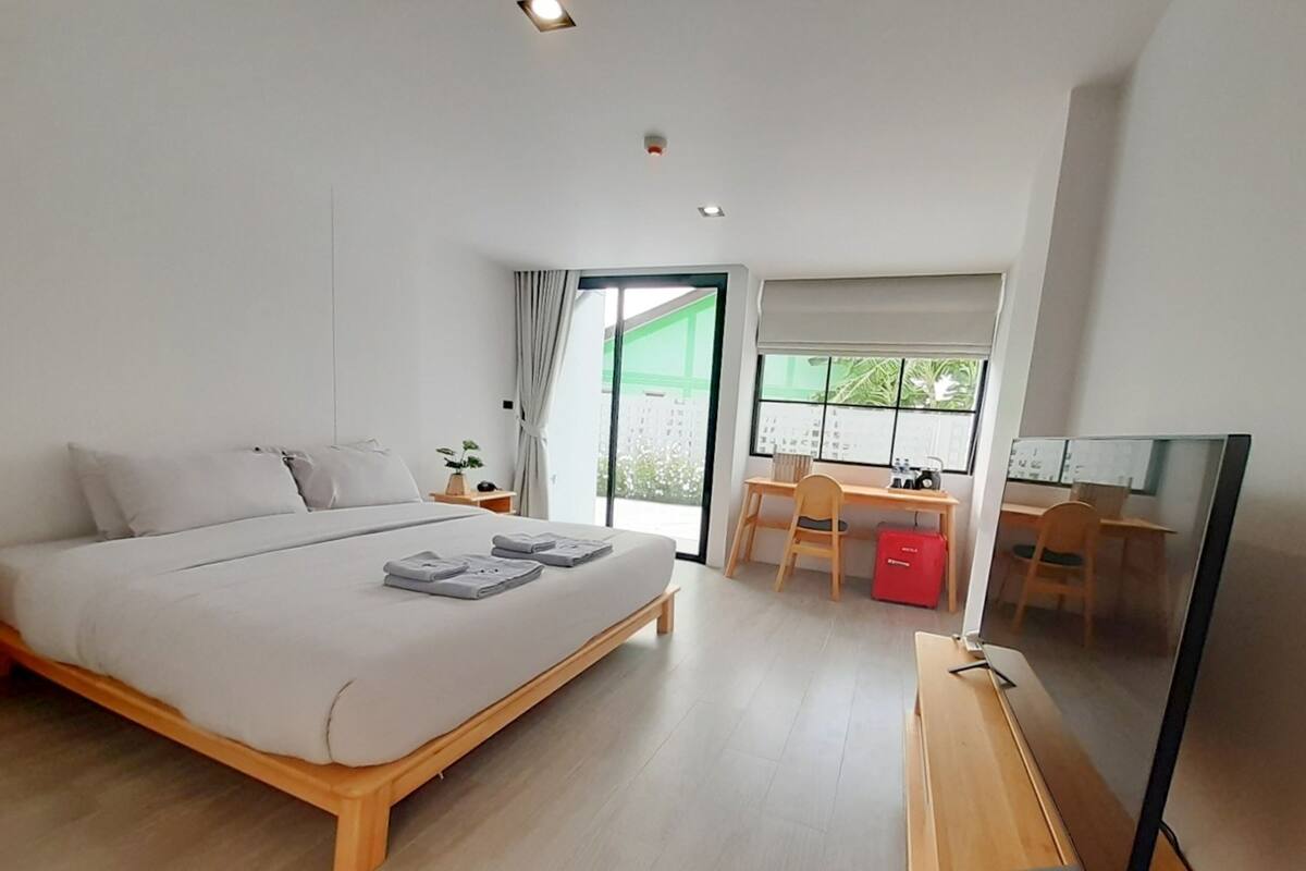 Superior-Zimmer, 1 Schlafzimmer, Nichtraucher | Allergikerbettwaren, Schreibtisch, Verdunkelungsvorhänge