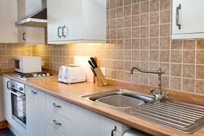 Microwave, oven, dishwasher, high chair