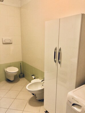 Free toiletries, hair dryer, slippers, bidet