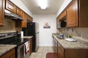 Ferienhaus, Mehrere Betten, Küche, Gartenblick | Eigene Küche | Kühlschrank, Mikrowelle, Ofen, Herdplatte