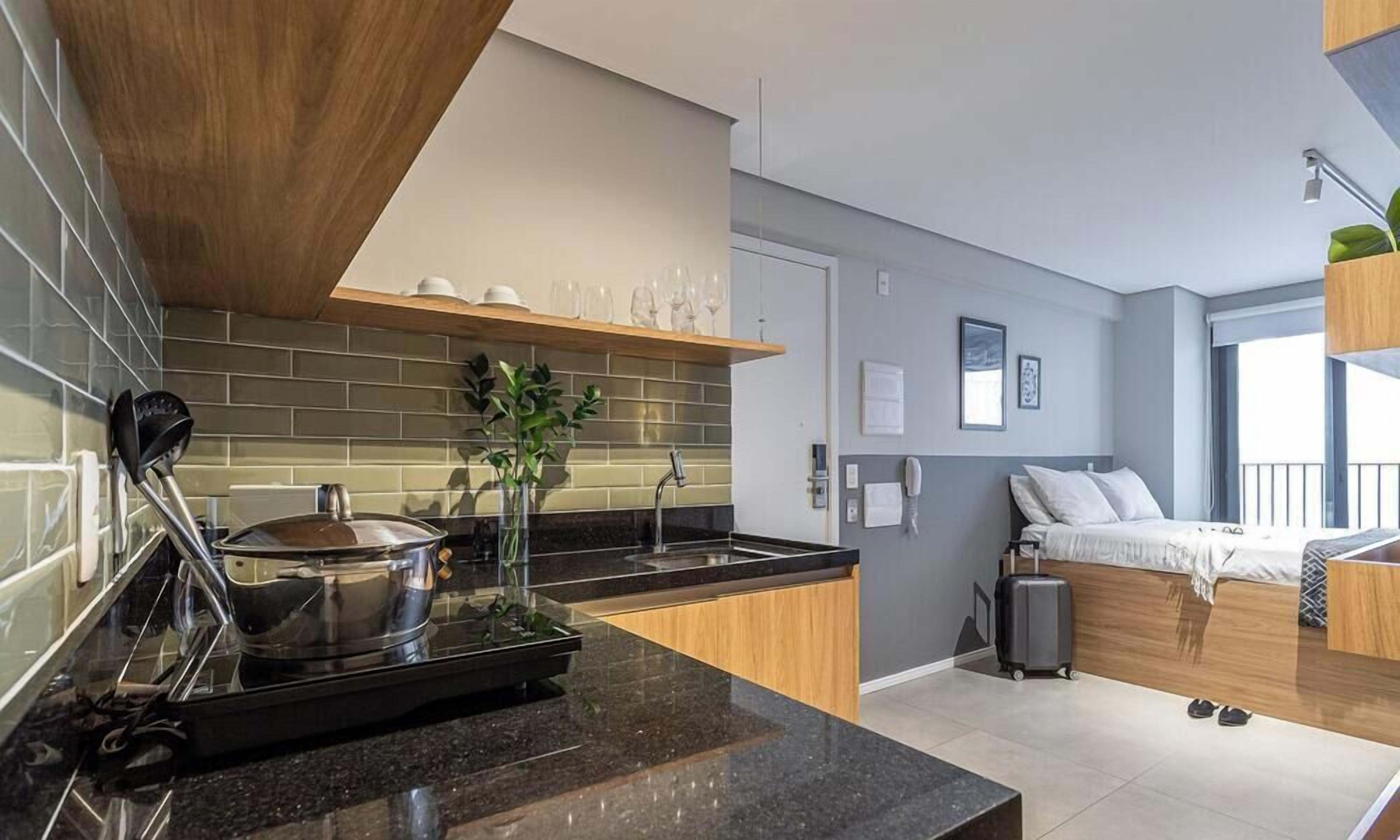 Standard-Studio | Bügeleisen/Bügelbrett, kostenloses WLAN, Bettwäsche