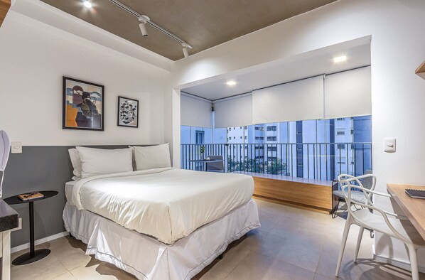 Iron/ironing board, free WiFi, bed sheets - Next Home Design by Viva - Apartamentos em prédio próximo ao Parque do Ibirapuera (São Paulo)