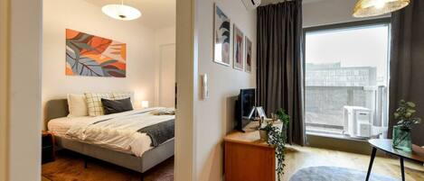 1 Schlafzimmer, Schreibtisch, Bügeleisen/Bügelbrett, WLAN