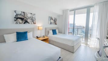 1 bedroom, desk, iron/ironing board, WiFi