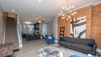 House, Multiple Beds, Patio | Living area | TV