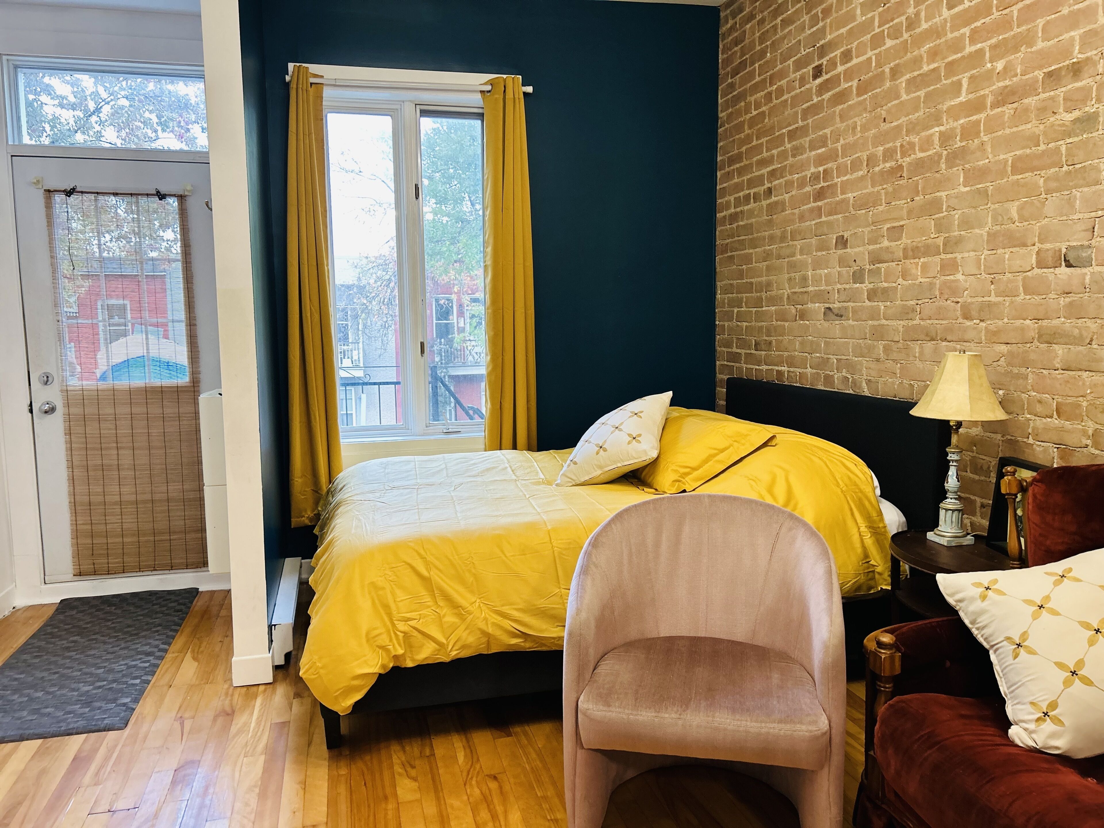 1 bedroom, iron/ironing board, bed sheets