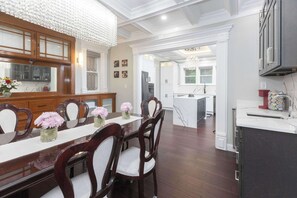 House, Multiple Beds, Patio, Garden View (The Main Event) | Dining - 4 BDR Lake Geneva Estate Across From Beach! (Lake Geneva)