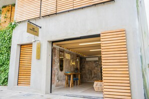 Fassade der Unterkunft