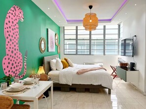 1 bedroom, iron/ironing board, WiFi, bed sheets - Unwind in Style! Pool + Lagoon View, Prime Locale! (San Juan)