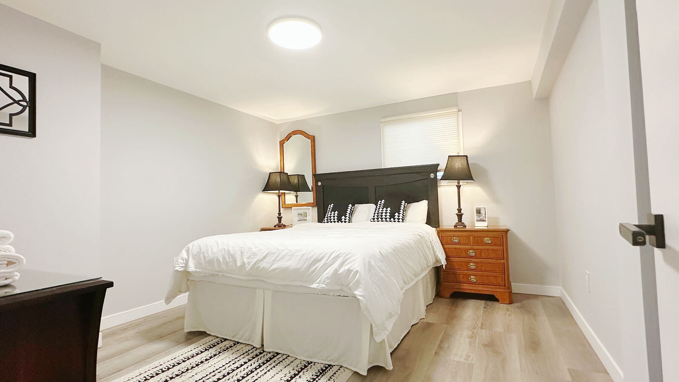 2 bedrooms, iron/ironing board, free WiFi, bed sheets