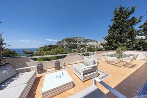 Panoramic Penthouse, 2 Bedrooms, Sea View, Tower | View from room