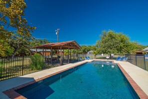 Pool - Utopia River Retreat is a secluded paradise nestled along the Sabinal River in the Texas Hill Country. (Utopia)