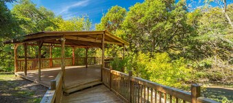 Utopia River Retreat is a secluded paradise nestled along the Sabinal River in the Texas Hill Country.