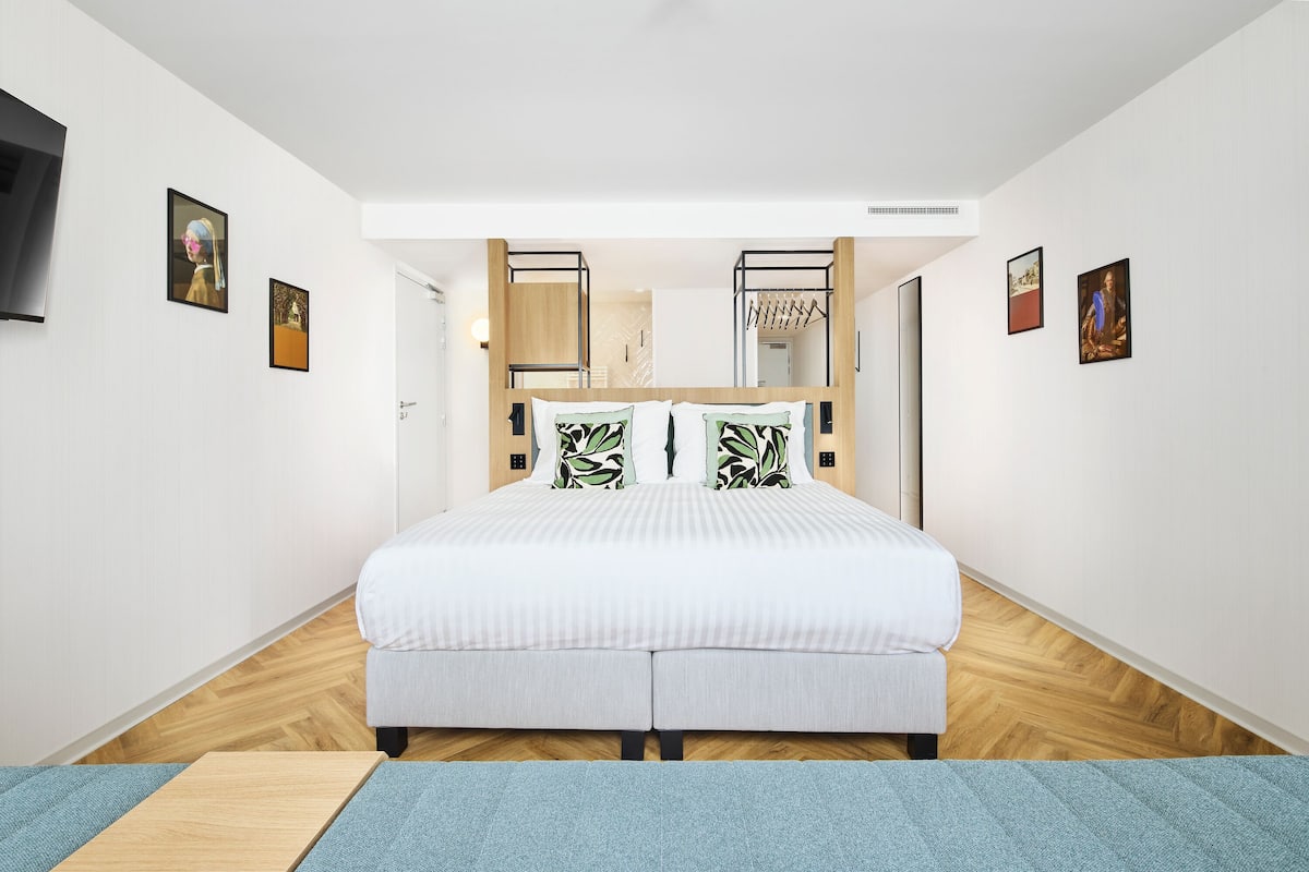 1 chambre, bureau, rideaux occultants, chambres insonorisées