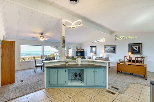 Oceanfront Port Angeles Home w/ Yard & Views!