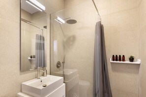 Shower, hair dryer