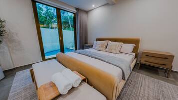 1 bedroom, travel crib, free WiFi, bed sheets