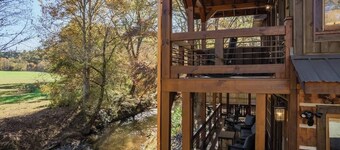 Cabin on Water  Scenic Fly Fishing Firepit Games