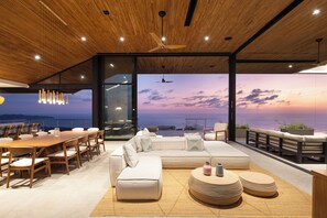 Outdoor dining - Best Ocean View Luxury Villa with Infinity Pool  (Nicoya)