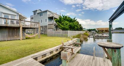 Frisco Coastal Paradise w/ Boat Dock & Water Views