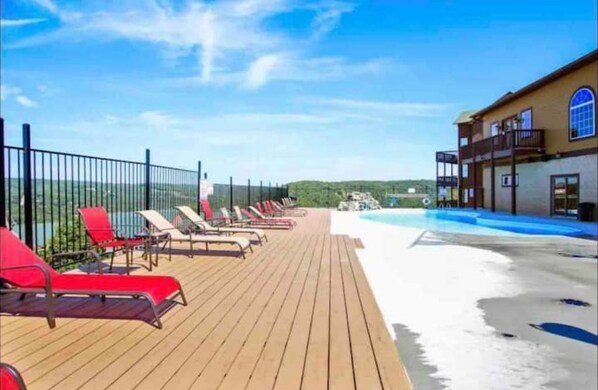 Indoor pool, outdoor pool