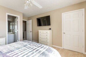 Iron/ironing board, travel crib, free WiFi, bed sheets