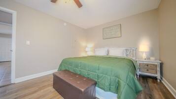 1 bedroom, iron/ironing board, travel crib, free WiFi