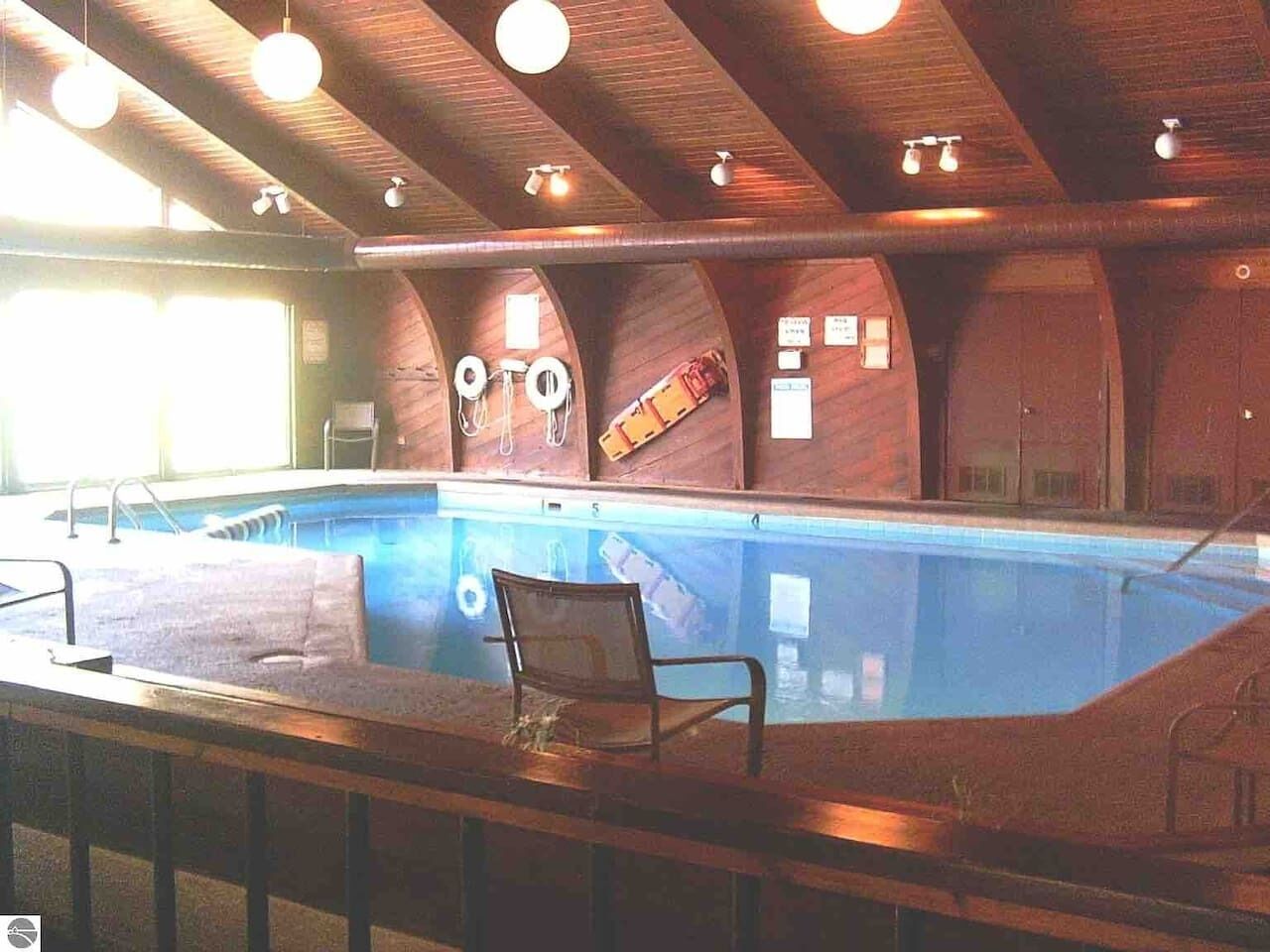 Indoor pool, a heated pool