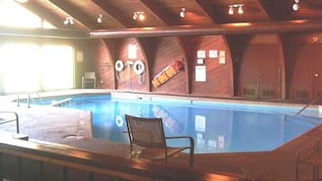Indoor pool, a heated pool
