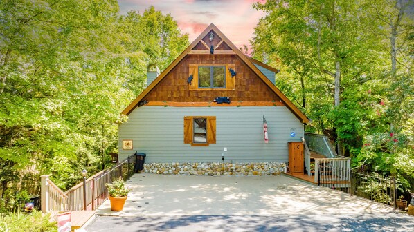 Cabaña, varias camas, hidromasaje | Exterior