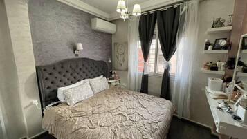 2 chambres, fer et planche Ă repasser, Wi-Fi, draps fournis