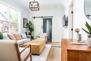 Smart TV, books, stereo, computer monitors