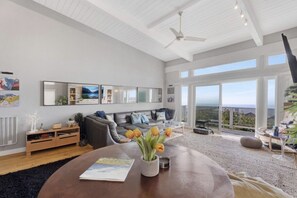 Una Smart TV, una chimenea