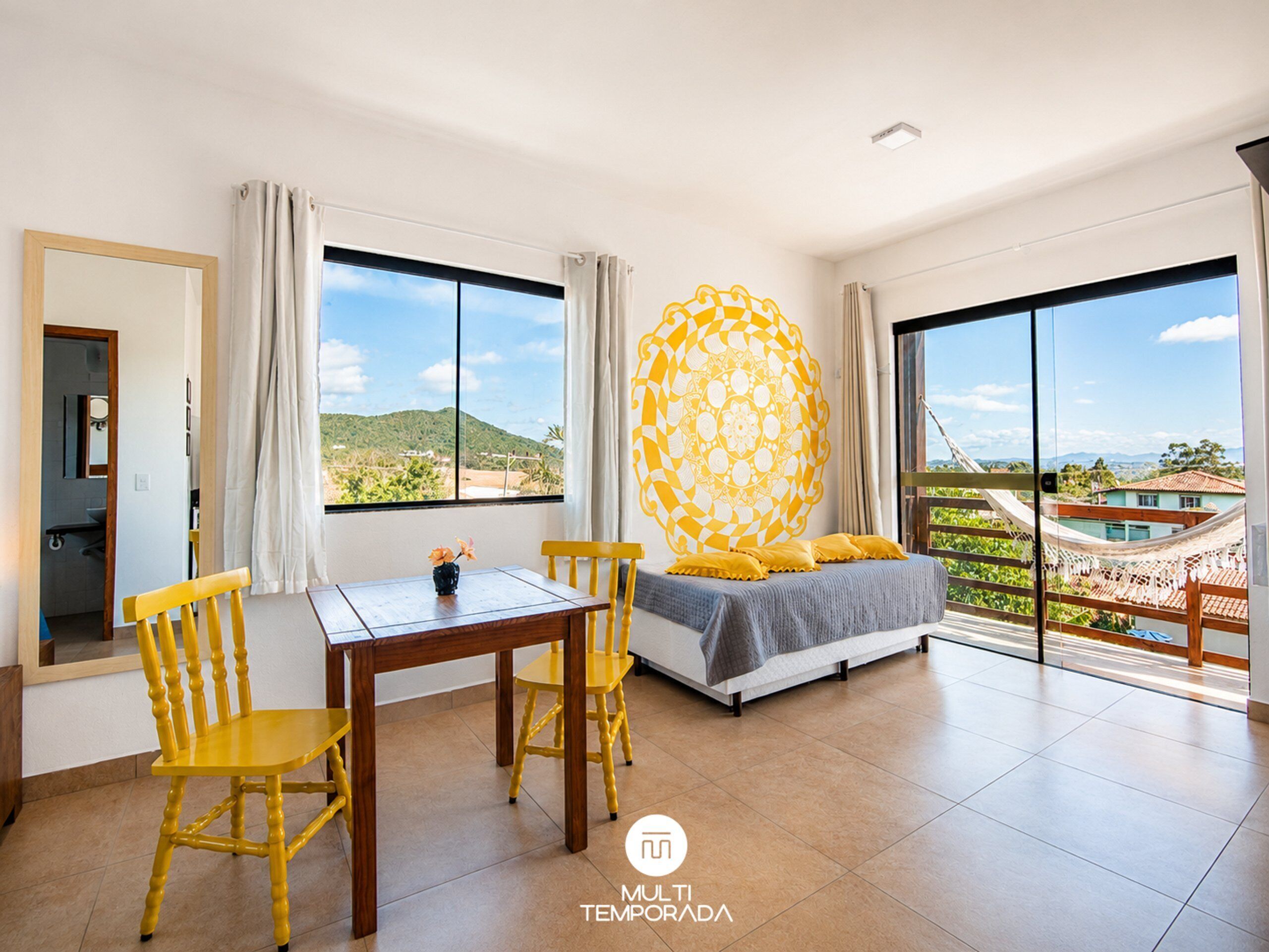 Flat 5|6 - Lugar ao Sol - Flats c/ Cozinha no Rosa