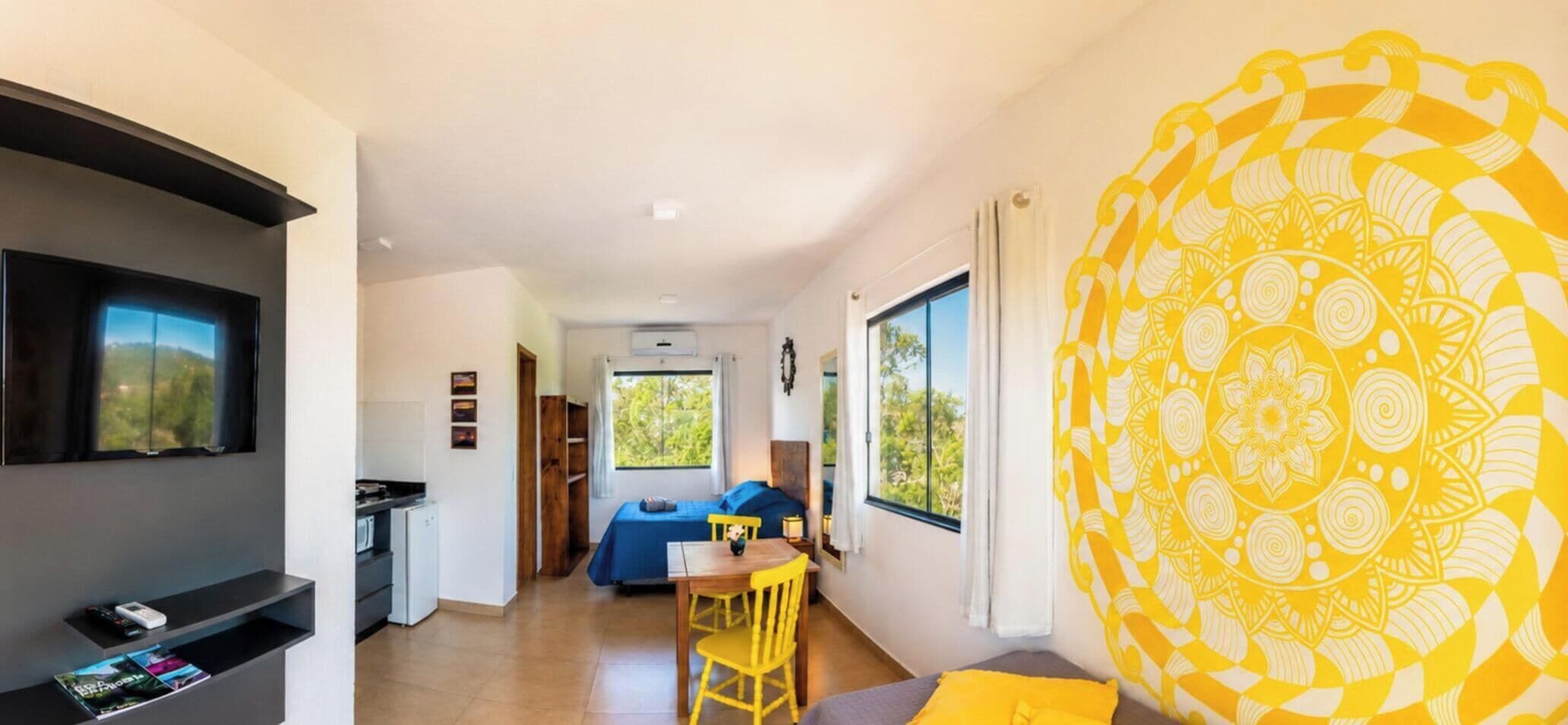 Flat 5|6 - Lugar ao Sol - Flats c/ Cozinha no Rosa