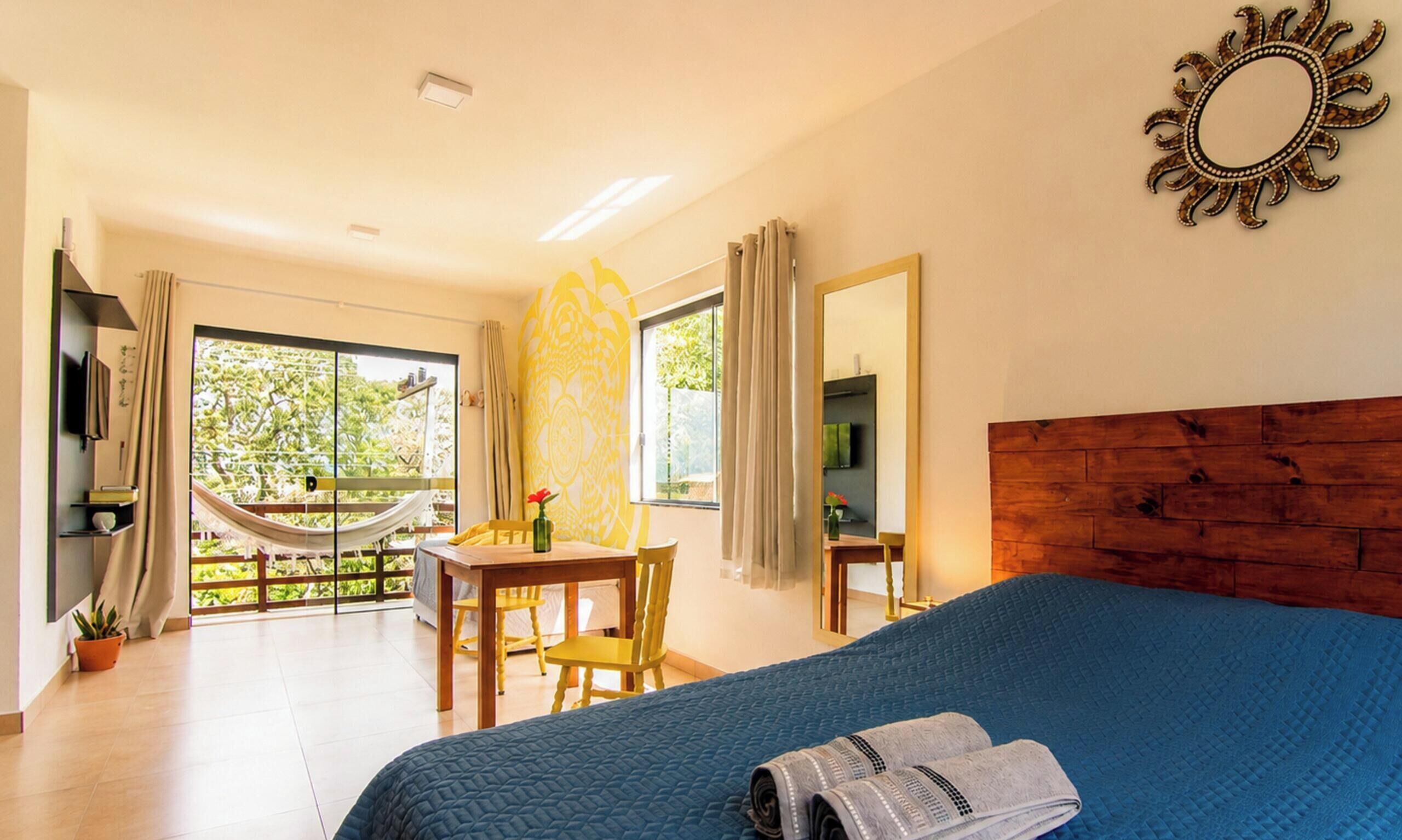 Flat 3|4 - Lugar ao Sol - Flats c/ Cozinha no Rosa | 1 bedroom, Egyptian cotton sheets, premium bedding, desk