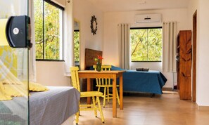 Flat 3|4 - Lugar ao Sol - Flats c/ Cozinha no Rosa | 1 bedroom, Egyptian cotton sheets, premium bedding, desk - Lugar ao Sol - Flats c/ Cozinha no Rosa (Imbituba)