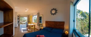 Flat 5 e 6 - Lugar ao Sol - Praia do Rosa | 1 quarto, roupas de cama de algodão egípcio, roupas de cama premium