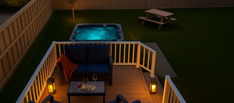 Nordic Retreat near WEM | Hot Tub, 2 Kitchens, 3 Lounges • Sleeps 14