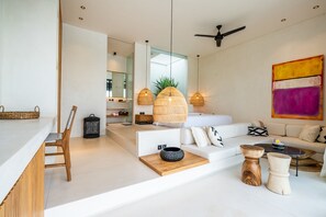 Luxury-Villa | 2 Schlafzimmer, Zimmersafe, Schreibtisch, Verdunkelungsvorhänge