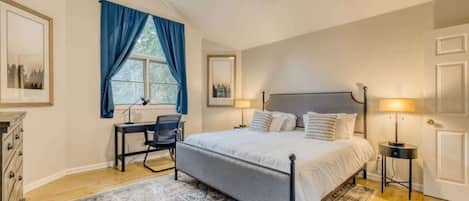 6 habitaciones, tabla de planchar con plancha, wifi y ropa de cama