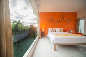 2 bedrooms, bed sheets