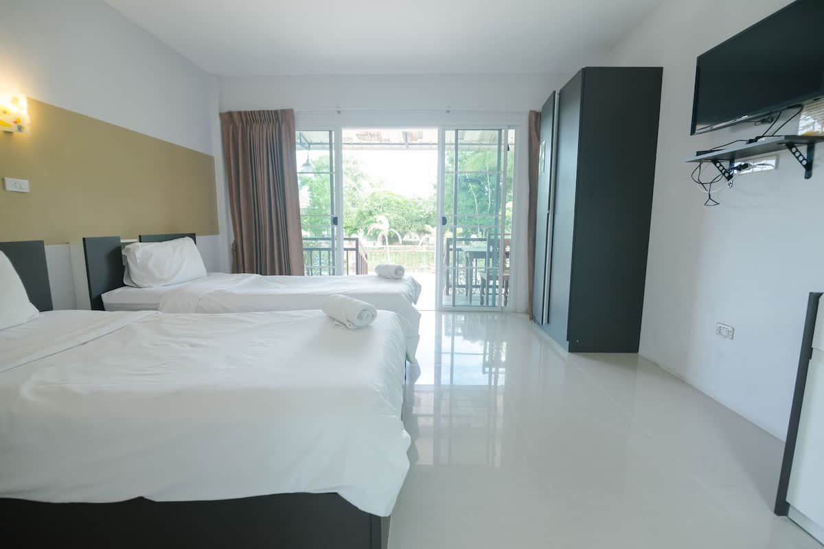 Down comforters, pillowtop beds, WiFi (free), individually decorated